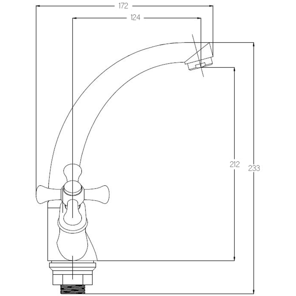 Змішувач Kroner Hamburg-C010 - зображення 7