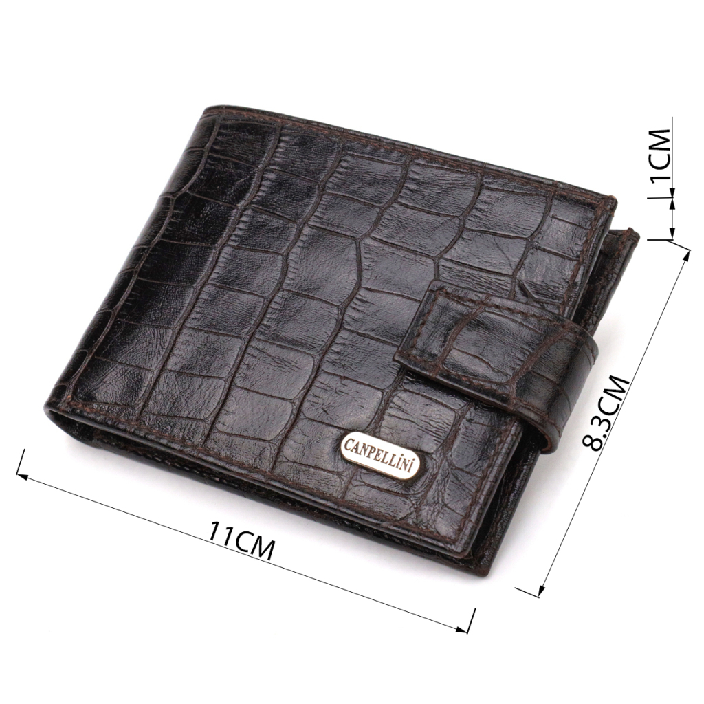 Гаманець Canpellini З натуральної шкіри Чорний (21747) - зображення 3