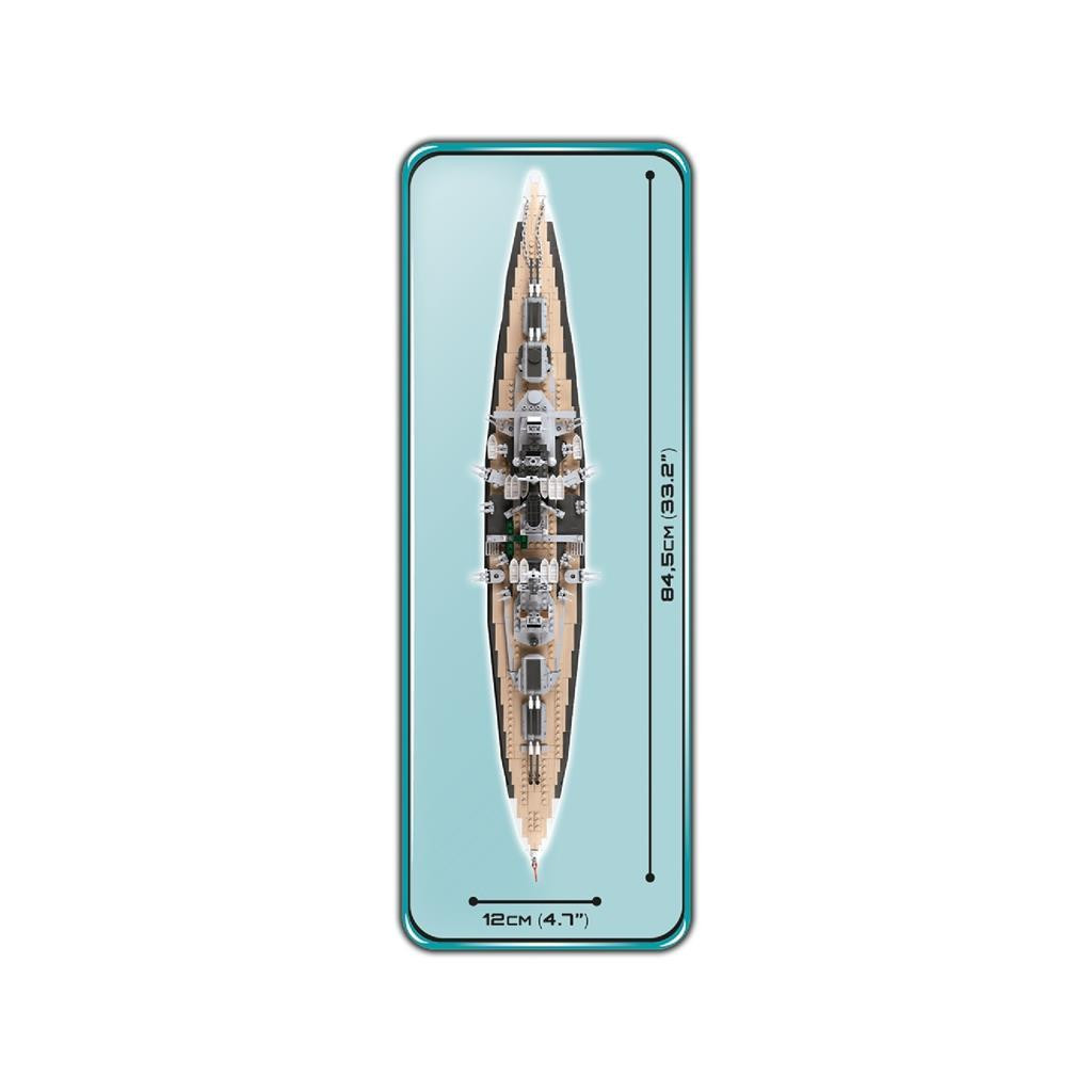 Конструктор Cobi World Of Ships Лінкор Тірпіц 1959 деталей (5902251048099) (397617) - зображення 3