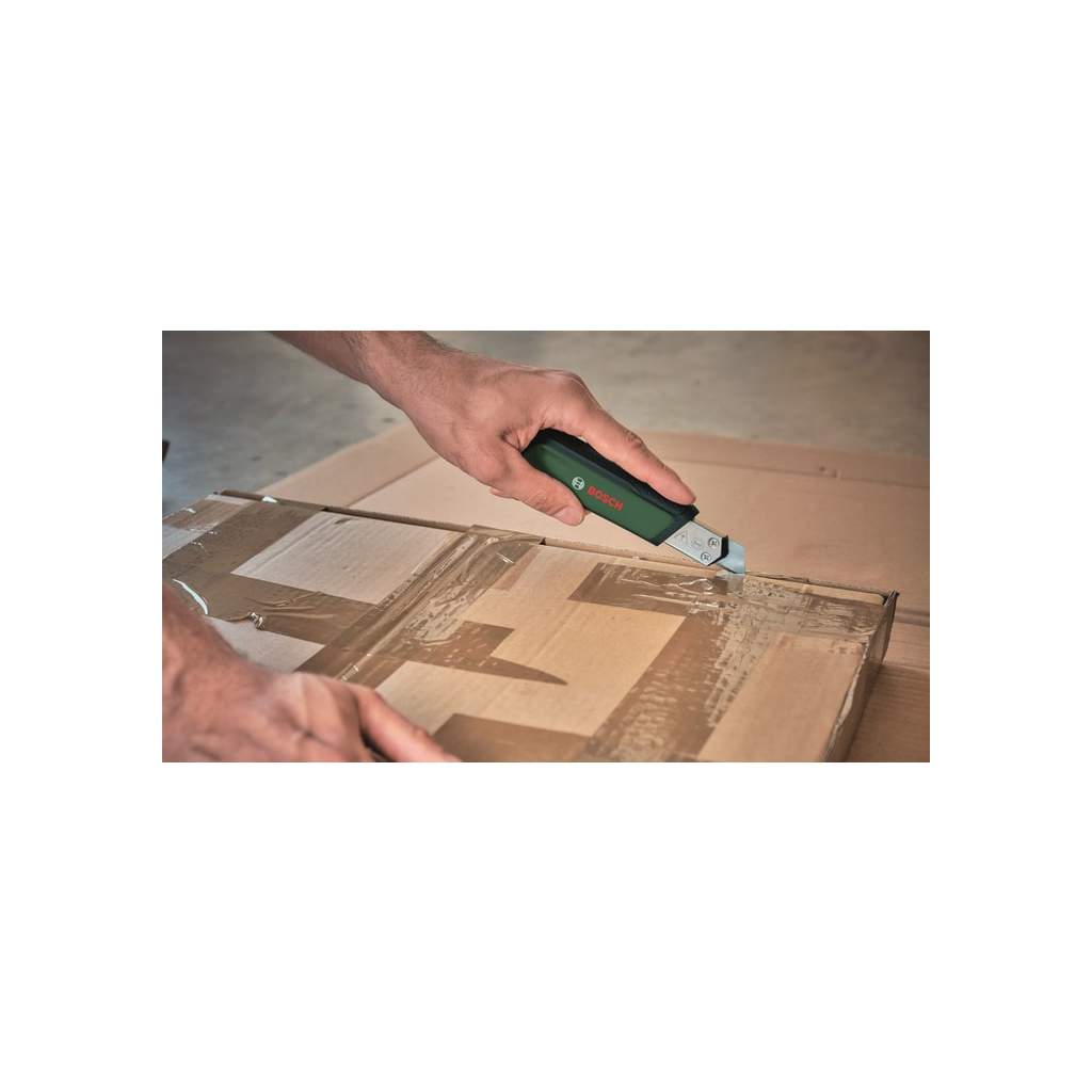 Ніж монтажний Bosch сегментоване лезо 18мм, корпус ABS + TPR (1.600.A03.2V8) - зображення 3