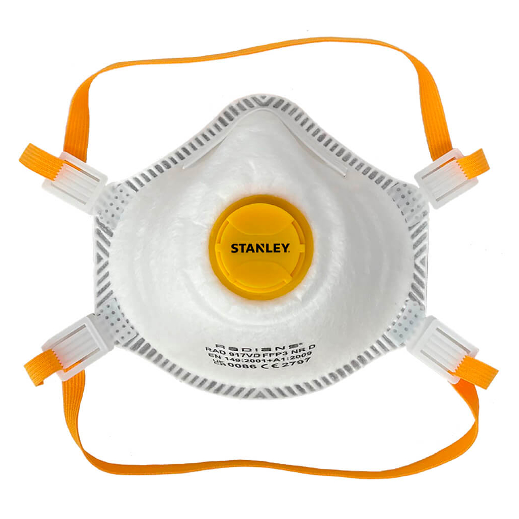 Респіратор Stanley твердих частинок, із клапаном, 5 шт (SYFFP35BX) - зображення 1