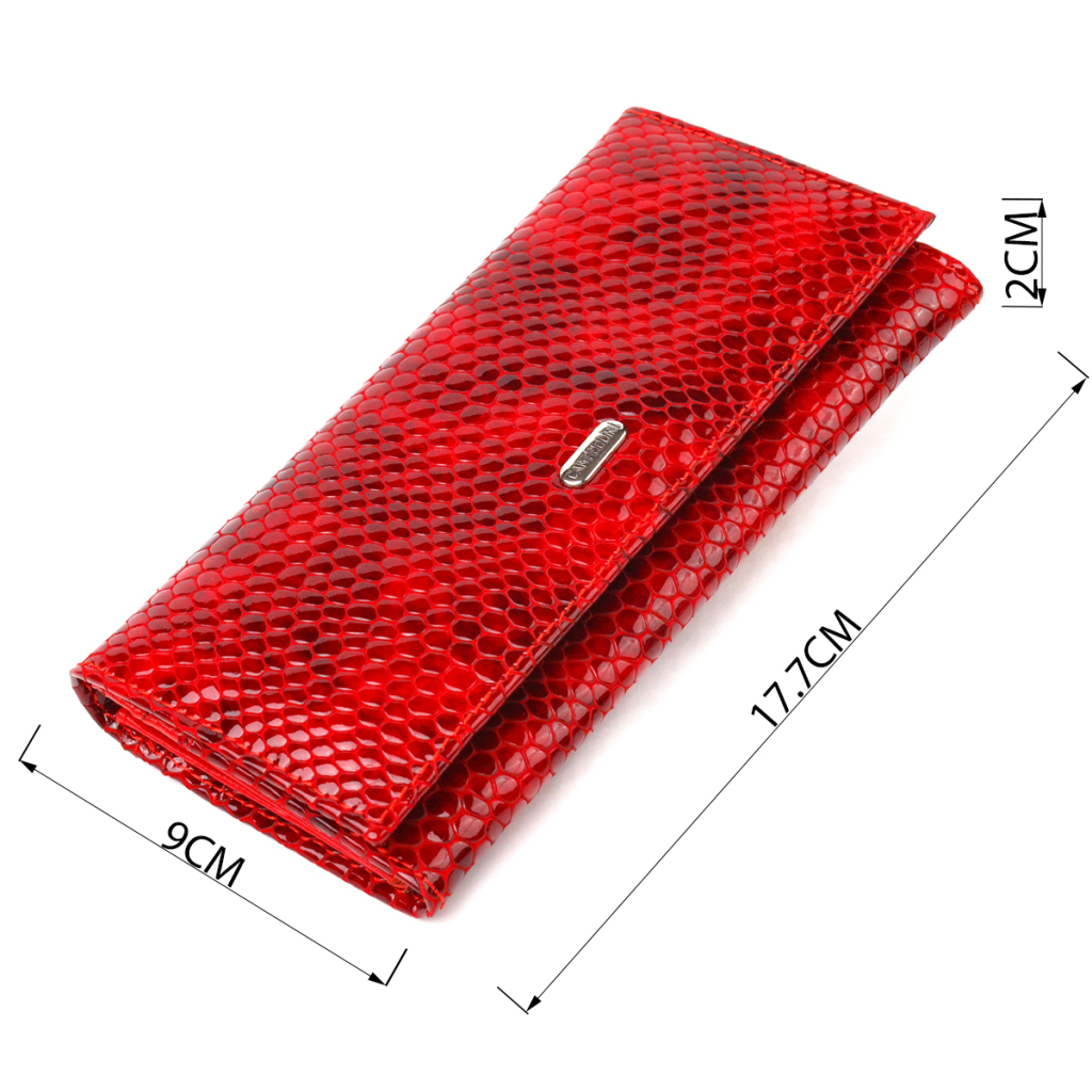 Гаманець Canpellini З натуральної шкіри Червоний (21655) - зображення 3