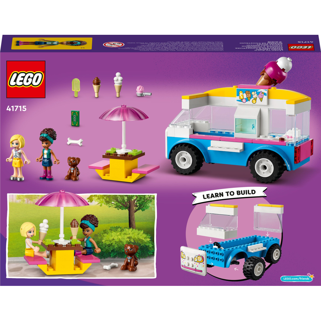 Конструктор LEGO Friends Фургон із морозивом 84 деталі (41715) - зображення 10