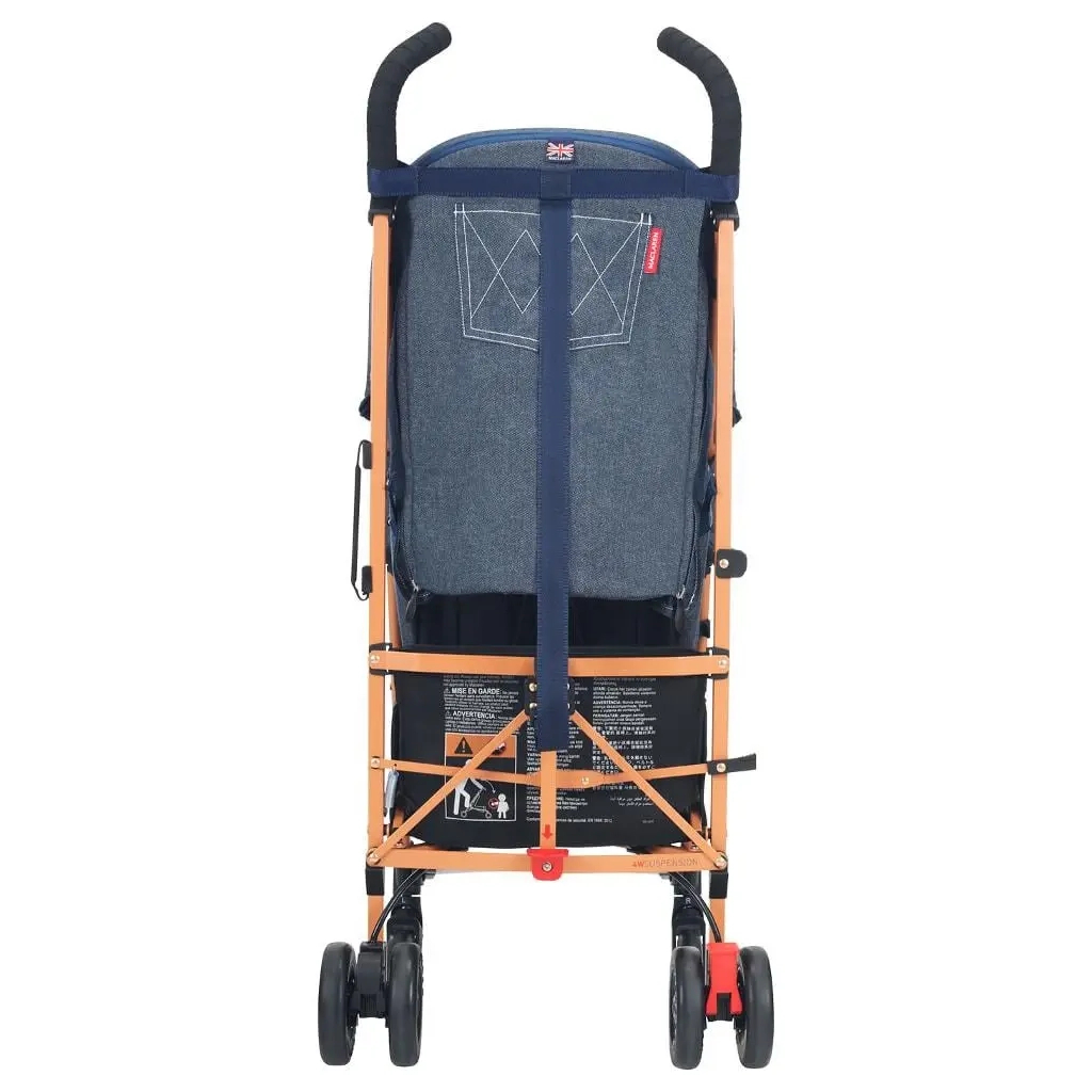 Коляска Maclaren Quest Denim Style Set Indigo, синій джинс (WD1G633312) - зображення 4