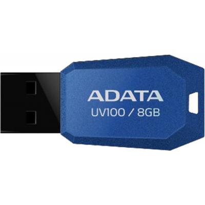 USB флеш накопичувач ADATA 8GB DashDrive UV100 Blue USB 2.0 (AUV100-8G-RBL) - зображення 1
