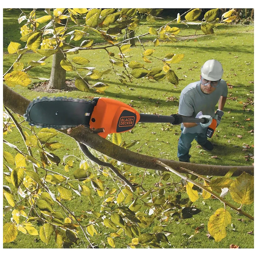 Кущоріз Black&Decker висоторіз, 18V,2Ah, штанга 150-244 см, довжина шини 20 см (GPC1820L20) - изображение 6