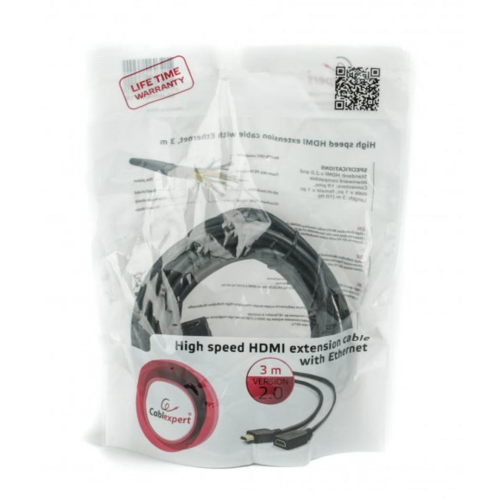 Кабель мультимедійний HDMI male to female 3.0m Cablexpert (CC-HDMI4X-10) - зображення 2