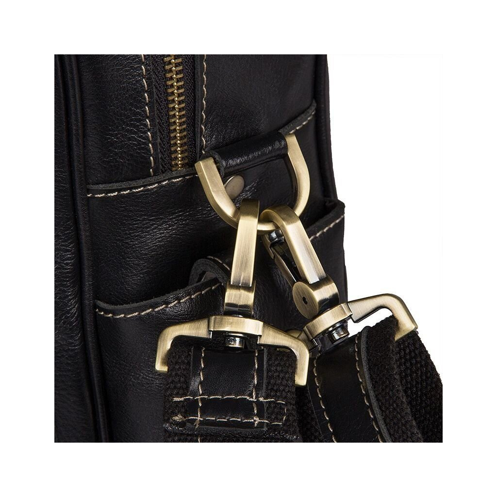 Сумка Vintage З натуральної шкіри Чорна (14204) - зображення 11