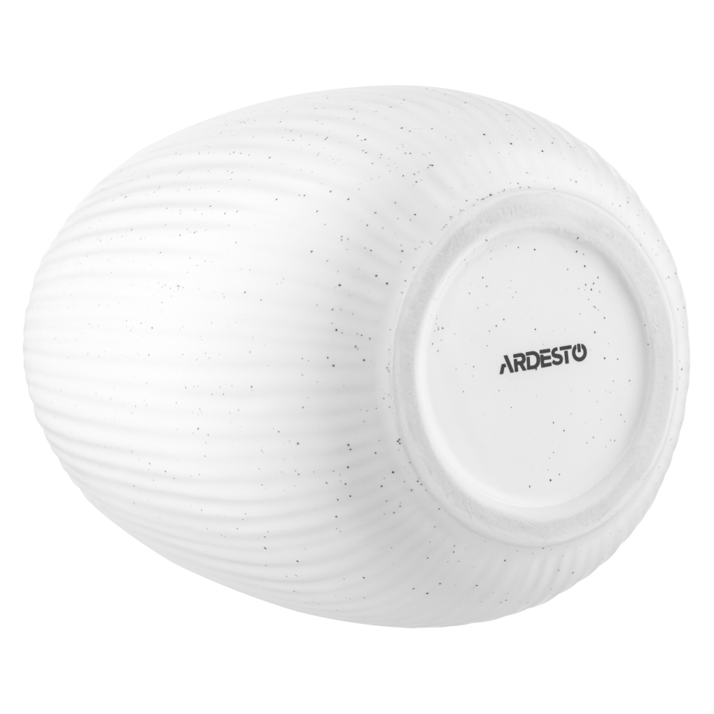 Ваза Ardesto Apulia, 13.2х17.9см, порцеляна, білий (AR3812W) - зображення 5