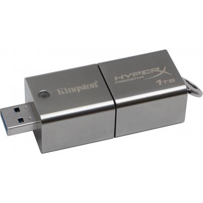 USB флеш накопичувач Kingston 1TB DataTraveler HyperX Predator Metal Silver USB 3.0 (DTHXP30/1TB) - зображення 4