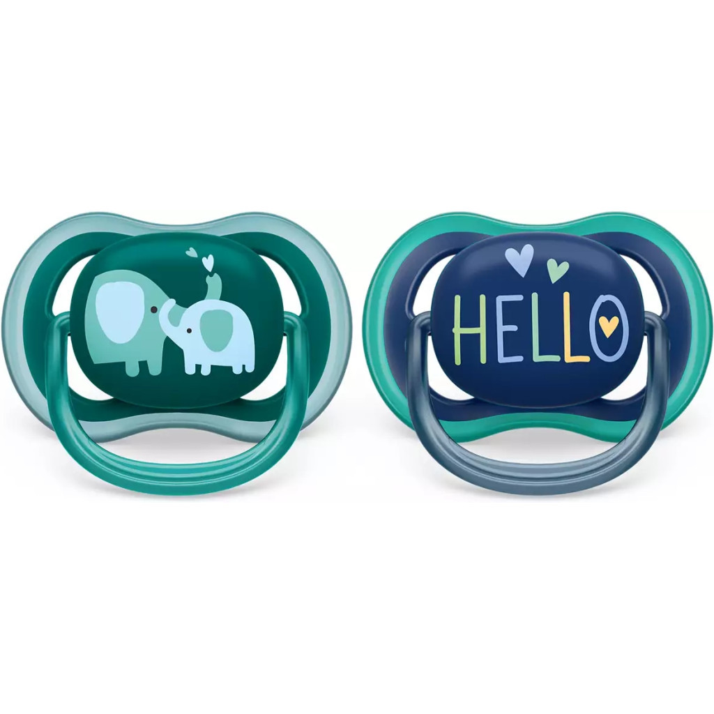 Пустушка Philips AVENT Ultra Air, 18+ міс. 2 шт (SCF349/18) - зображення 1