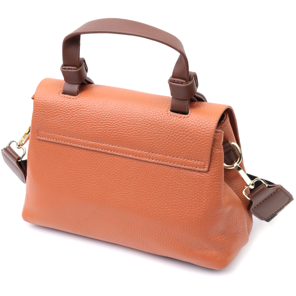 Сумка Vintage З натуральної шкіри Руда (22669) - зображення 2