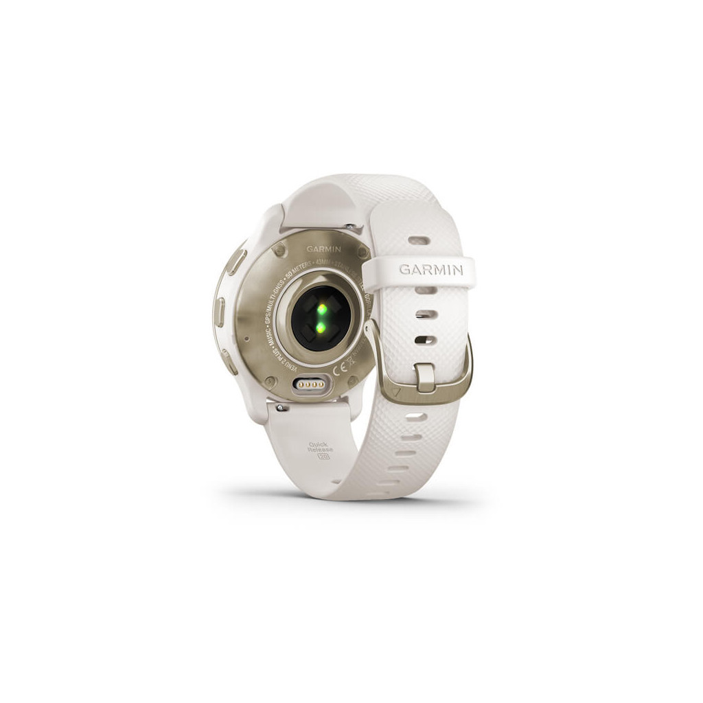 Смарт-годинник Garmin Venu 2 Plus, Ivory + Cream Gold, GPS (010-02496-12) - зображення 7