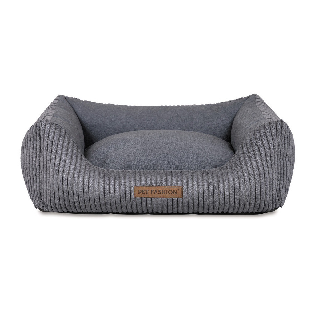 Лежак для тварин Pet Fashion DEVID 62х50х19 см темно-сірий (4823082444519) - picture 3