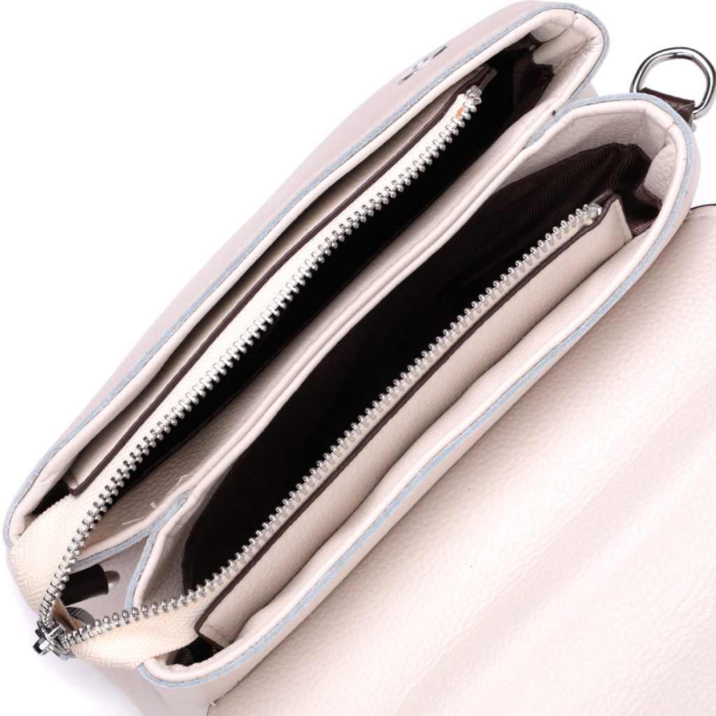 Сумка Vintage З натуральної шкіри Біла (22290) - зображення 6