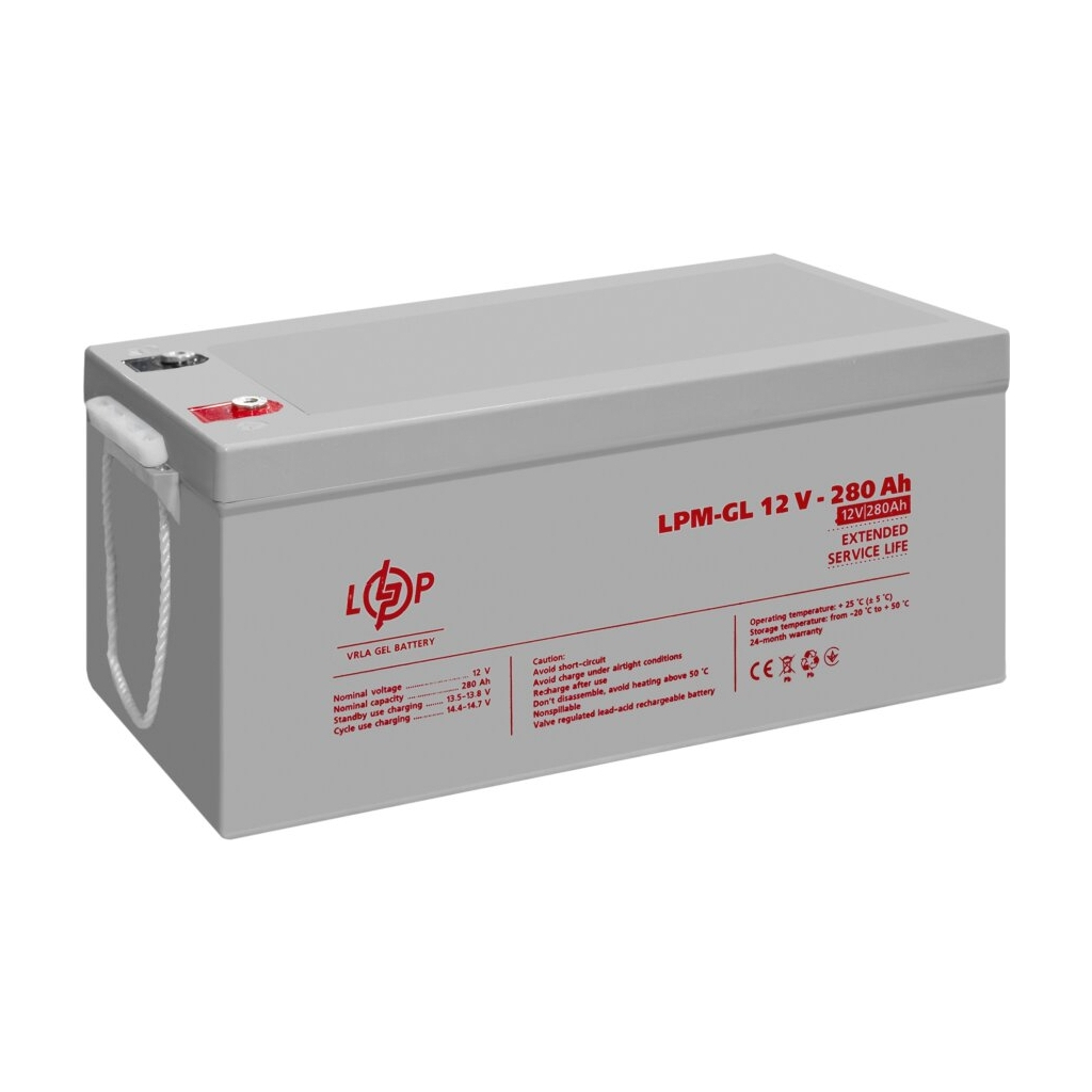 Батарея до ДБЖ LogicPower LPM-GL 12V - 280Ah (13185) - зображення 1