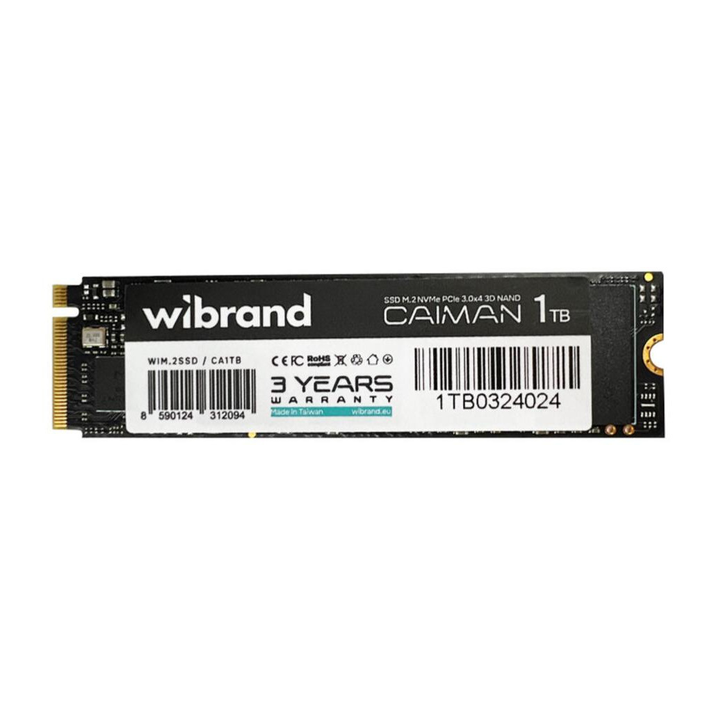 Накопичувач SSD M.2 2280 1TB Caiman Wibrand (WIM.2SSD/CA1TB) - зображення 2
