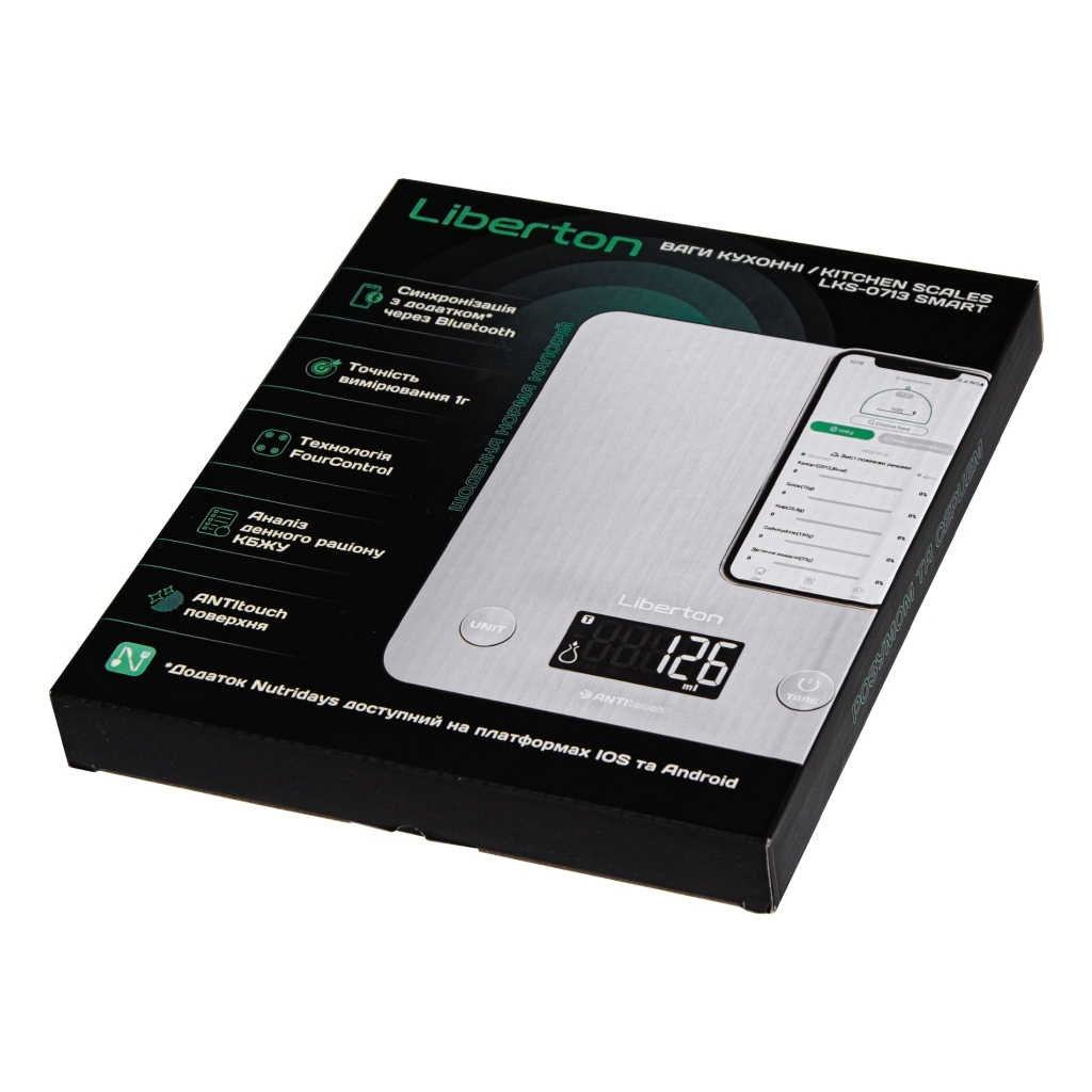 Ваги кухонні Liberton LKS-0713 Smart - изображение 4