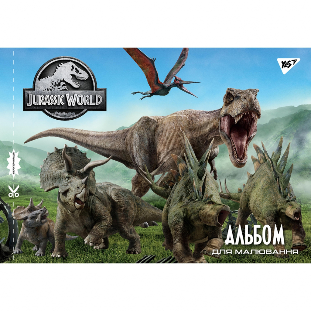 Альбом для малювання Yes А4 скоба з перфорацією, 20 аркушів (130469) - зображення 3