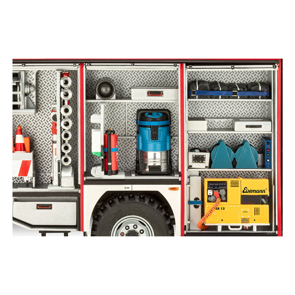 Збірна модель Revell Пожежна машина цистерна TLF 16/25 рівень 5 масштаб 1:24 (RVL-07586) - зображення 4