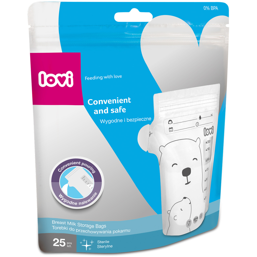 Пакет для зберігання грудного молока Lovi Buddy bear 25 шт (12/208) - зображення 7