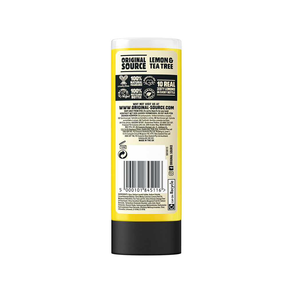 Гель для душу Original Source Lemon & Tea Tree 250 мл (5000101845116) - зображення 2