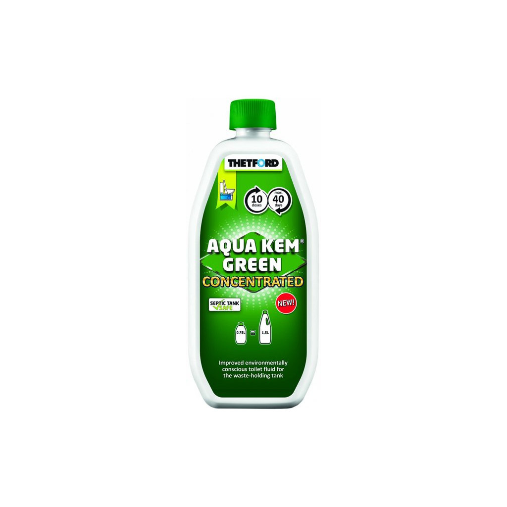 Засіб для дезодорації біотуалетів Thetford Aqua Kem Green концентрат 0.75 л (8710315995251) - изображение 1