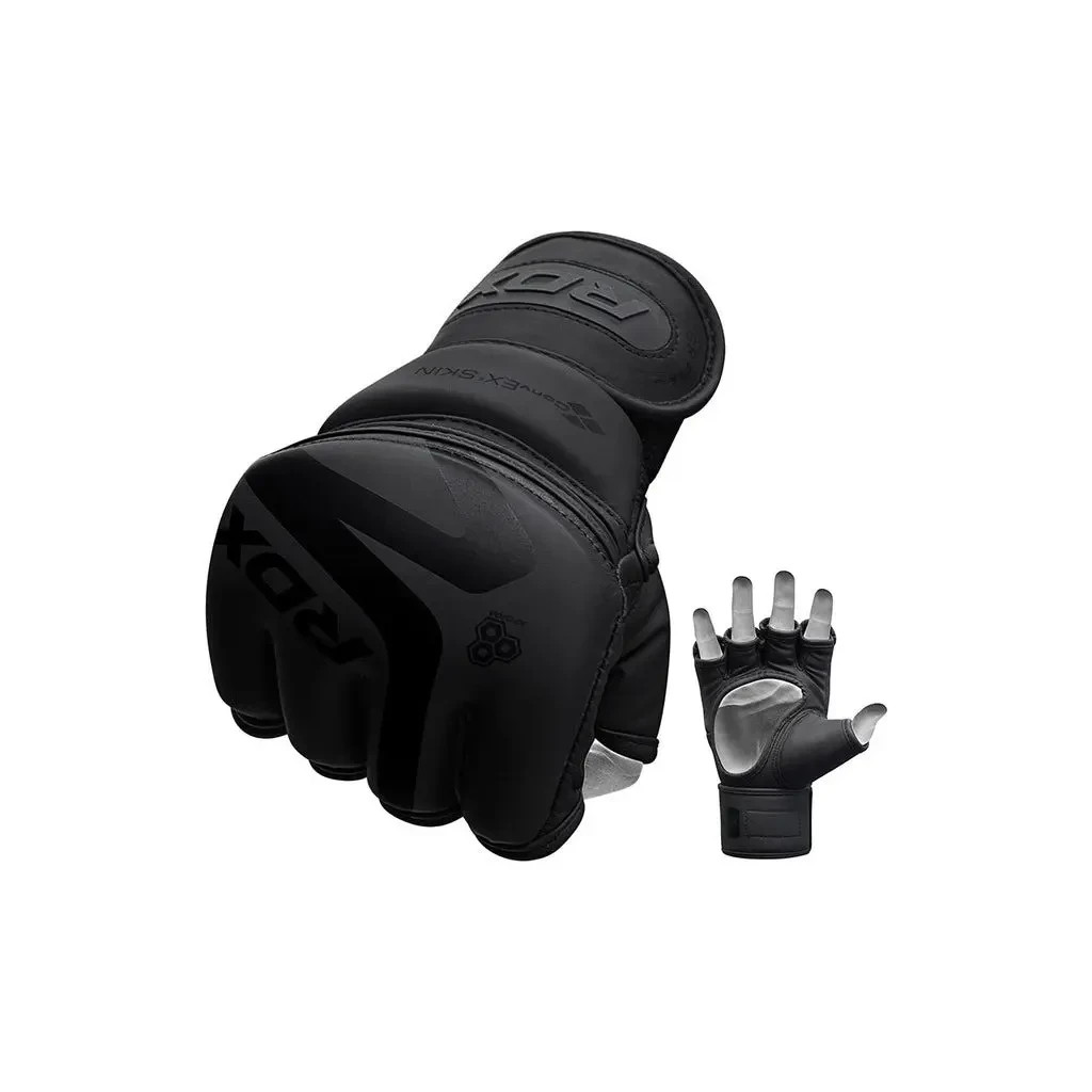 Рукавички для MMA RDX F15 Noir Matte Black M (GGR-F15MB-M) - зображення 3