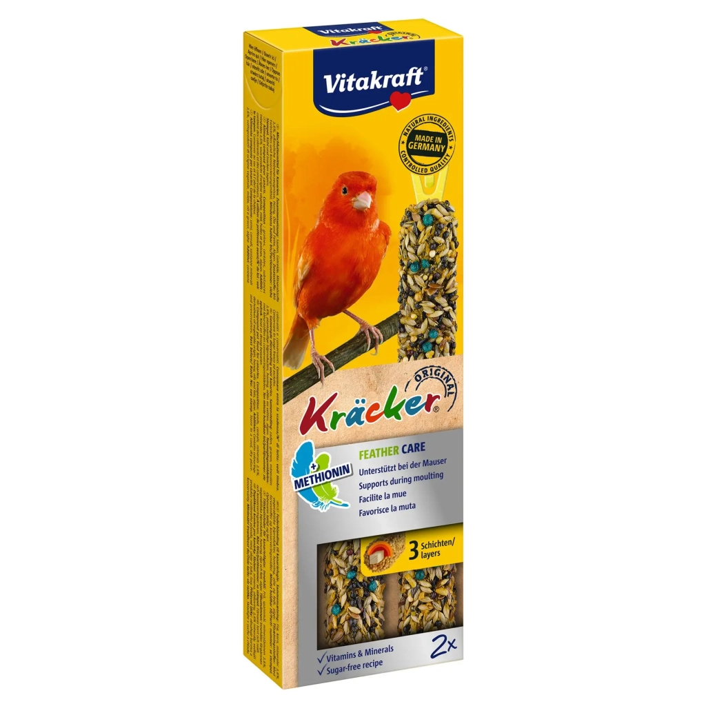 Ласощі для птахів Vitakraft для канарок в період линьки 60 г (4008239212214) - зображення 1