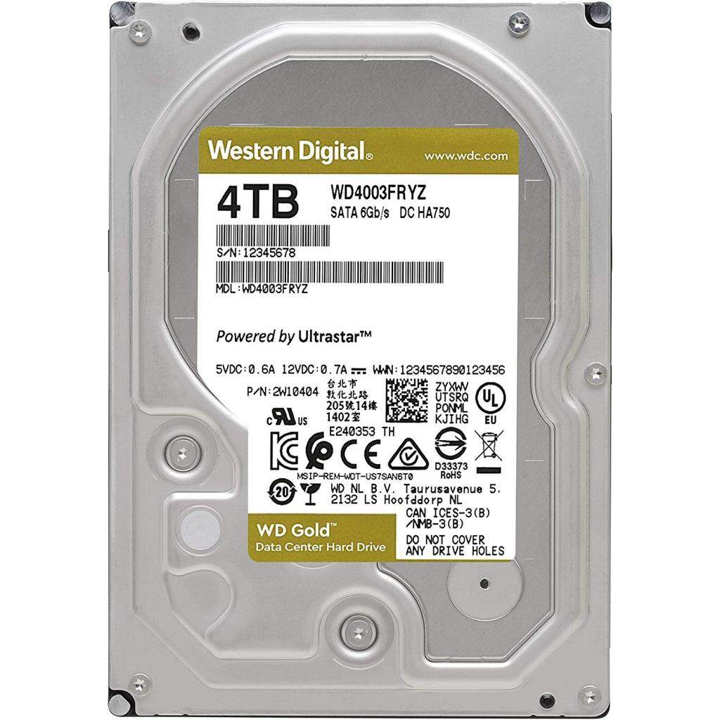Жорсткий диск 3.5" 4TB WD (WD4003FRYZ) - зображення 1