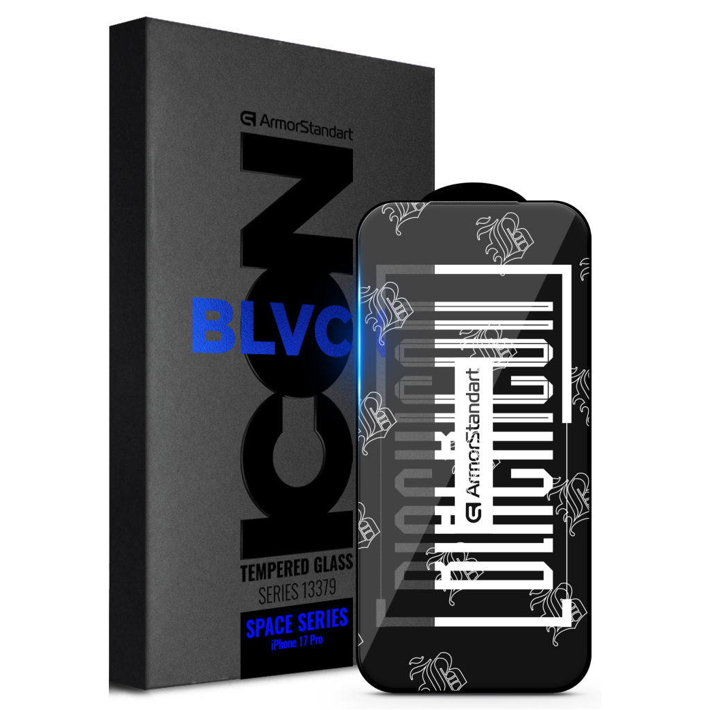 Скло захисне Armorstandart Space Black Icon Apple iPhone 17 Pro (ARM86395) - зображення 1