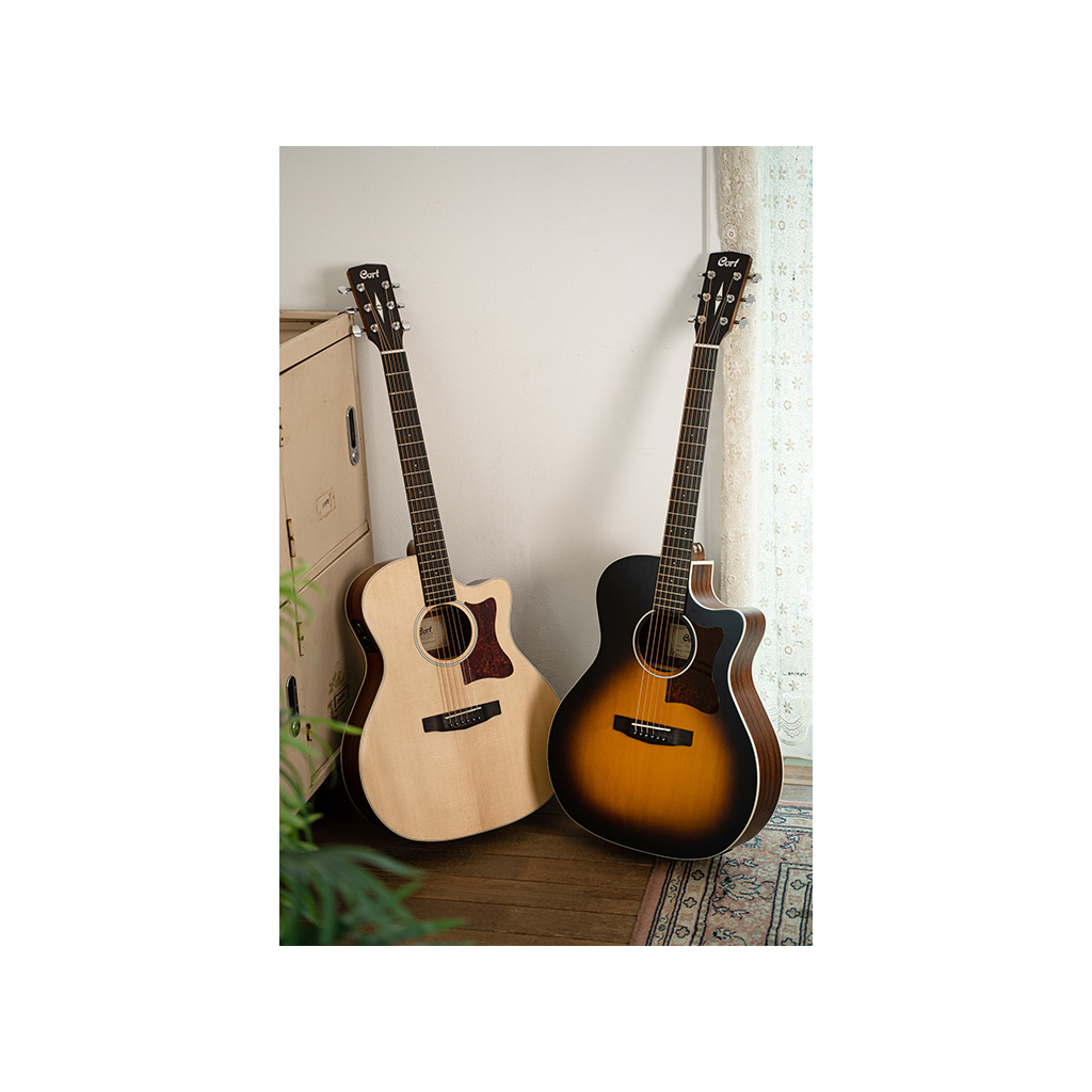 Гітара електроакустична Cort GA1E Open Pore Sunburst - зображення 7