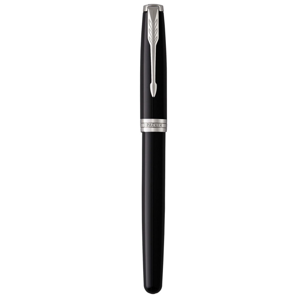 Ручка пір'яна Parker SONNET 17 Black Lacquer CT  FP F (86 115) - зображення 2