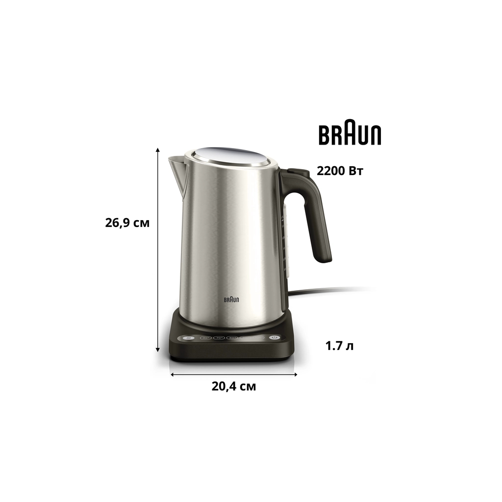Електрочайник Braun WK 5205 BK (WK5205BK) - изображение 3