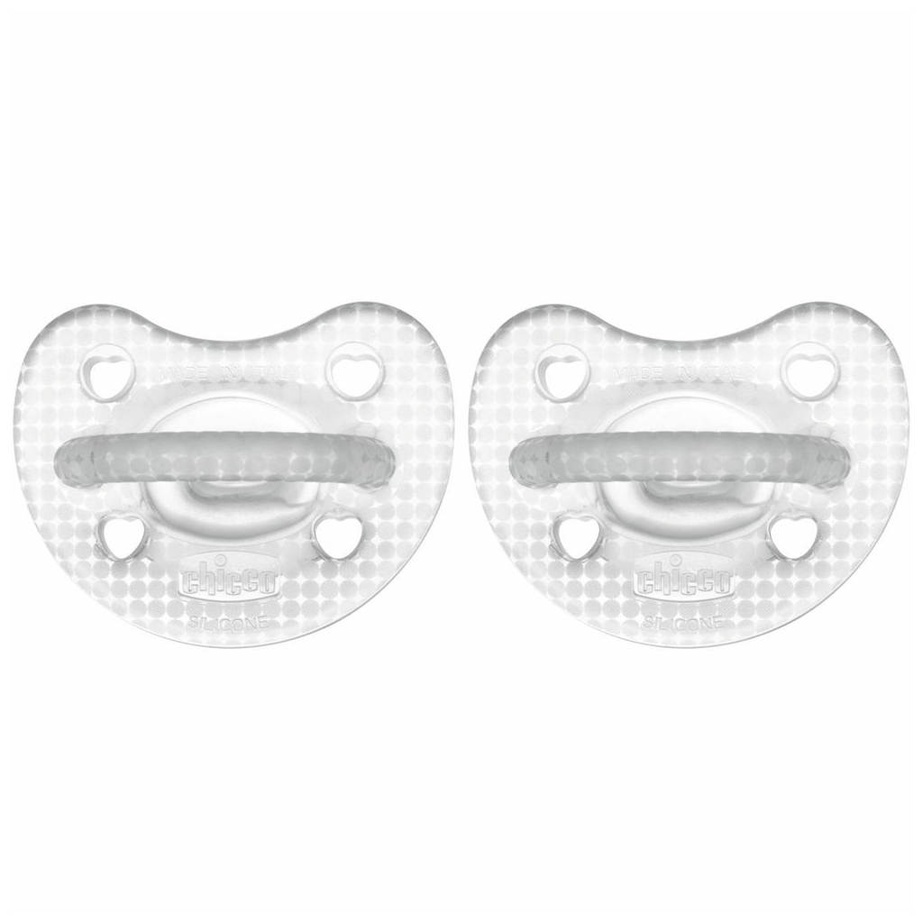 Пустушка Chicco Physioforma Crystal силіконова від 6 до 16 місяців 2 шт (73087.31) - зображення 1