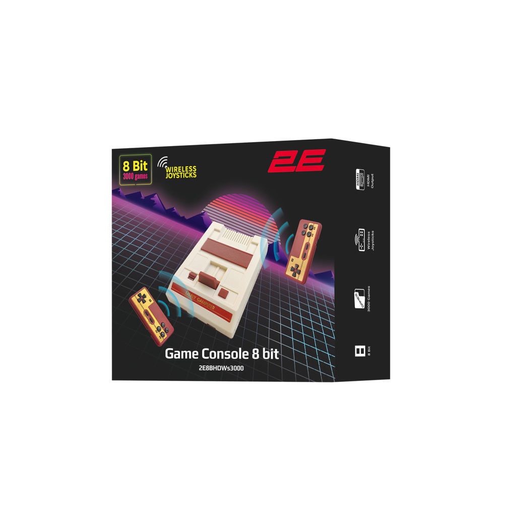 Ігрова консоль 2E 8bit HDMI (2 бездротових геймпада, 3000 (2E8BHDWS3000) - зображення 9