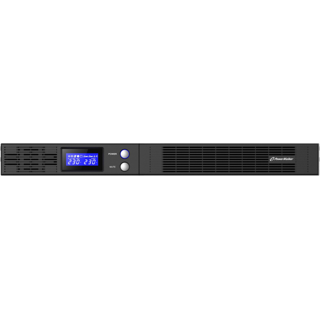 Пристрій безперебійного живлення PowerWalker VI 1000 R1U (10121049) - зображення 2