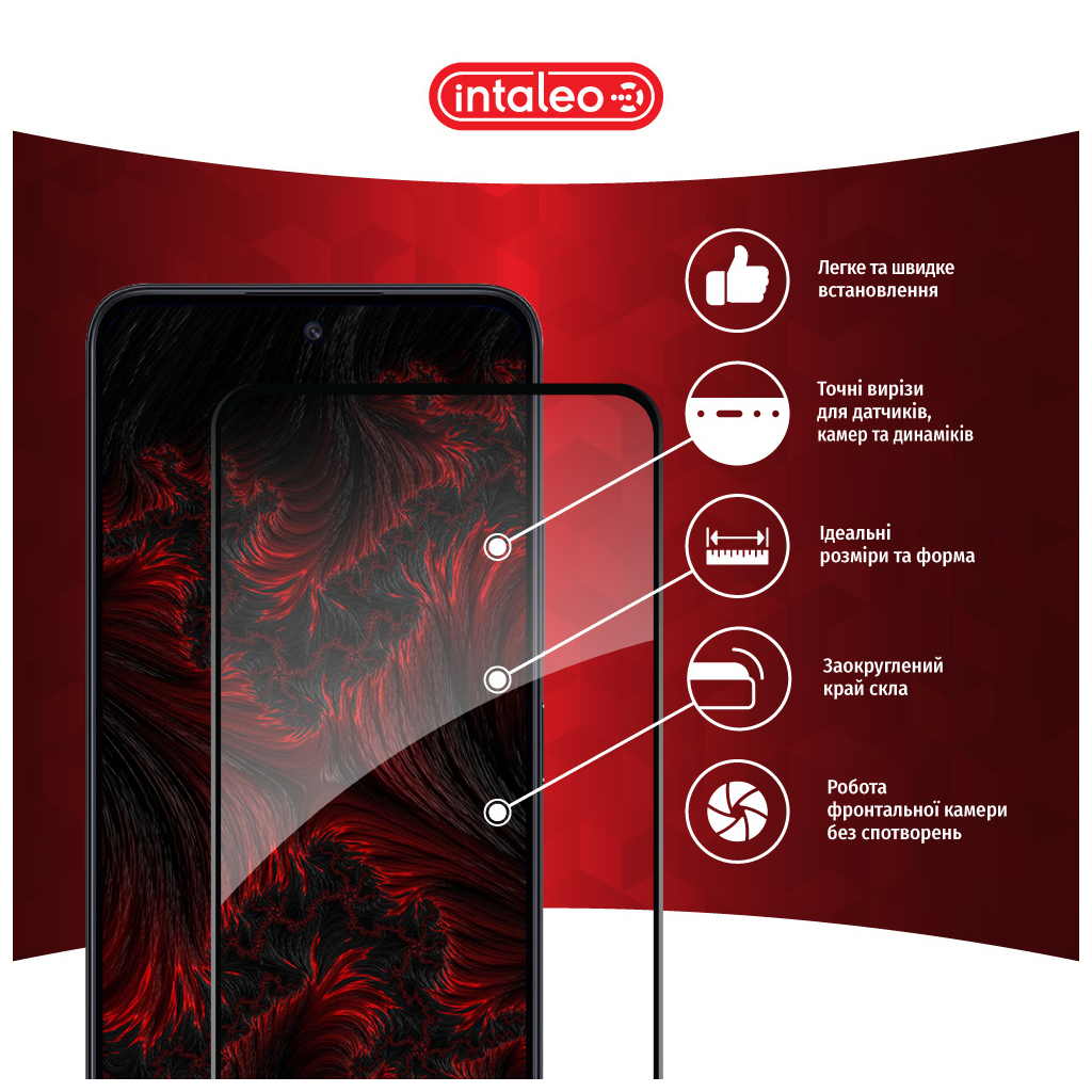 Скло захисне Intaleo Full Glue Xiaomi Redmi 12 (1283126573231) - зображення 2