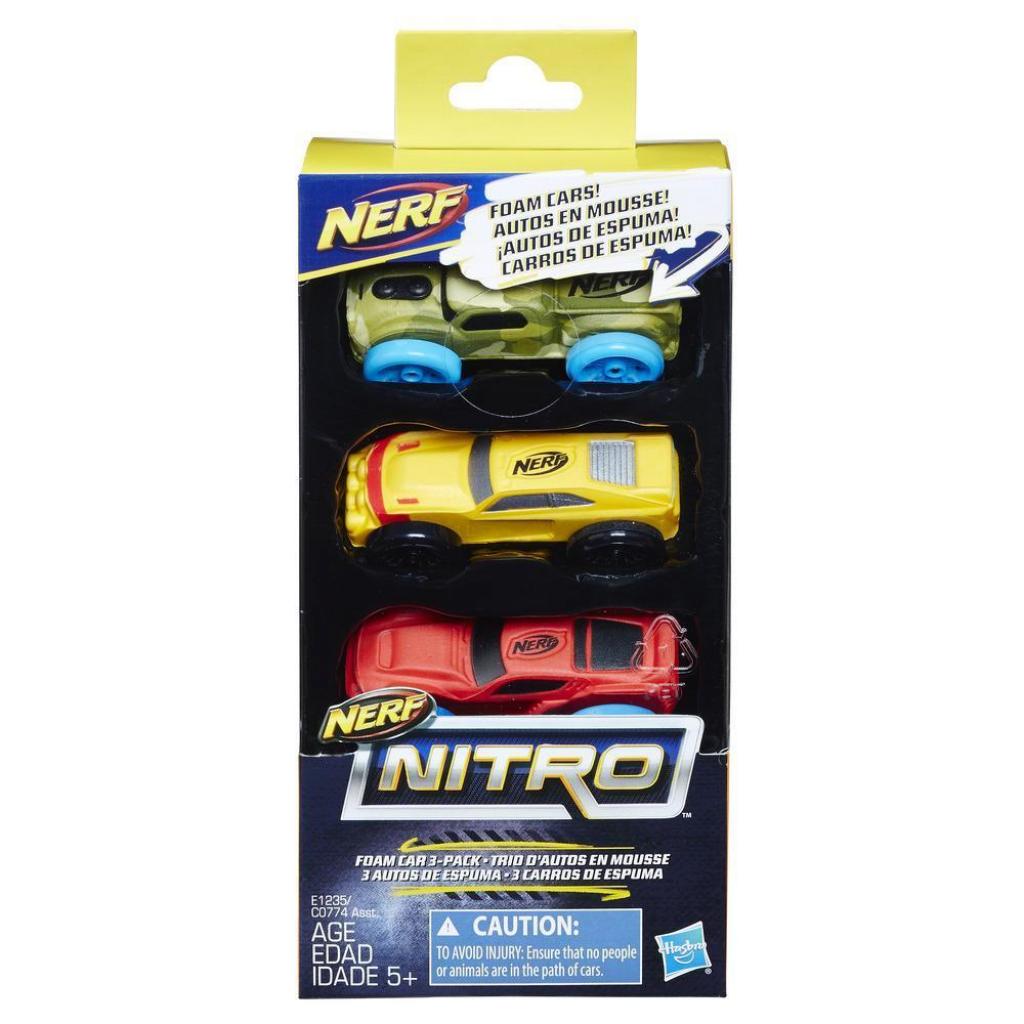 Автотрек Nerf Nitro Три машинки (E1235) - зображення 1