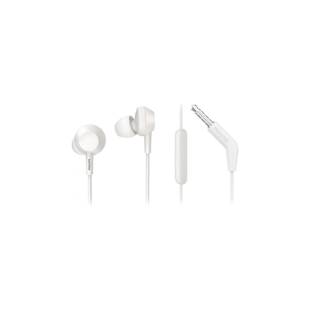 Навушники Philips TAE4105 Mic White (TAE4105WT/00) - зображення 2
