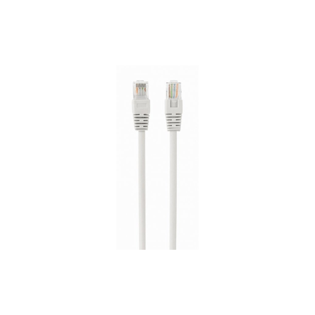 Патч-корд 2м, UTP, cat.5e, CCA, white Cablexpert (PP12-2M-W) - зображення 1