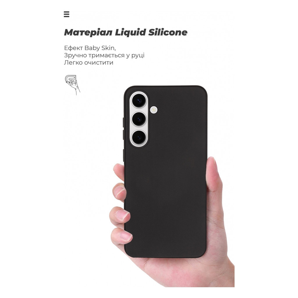 Чохол до мобільного телефона Armorstandart ICON Case Samsung S24 Plus Black (ARM72492) - зображення 7