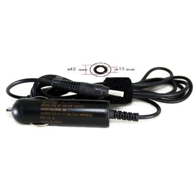 Блок живлення до ноутбуку PowerPlant HP 12V, 19.5V 40W 2.05A (4.0*1.7) автомобильный (HPA40G4015) - зображення 1