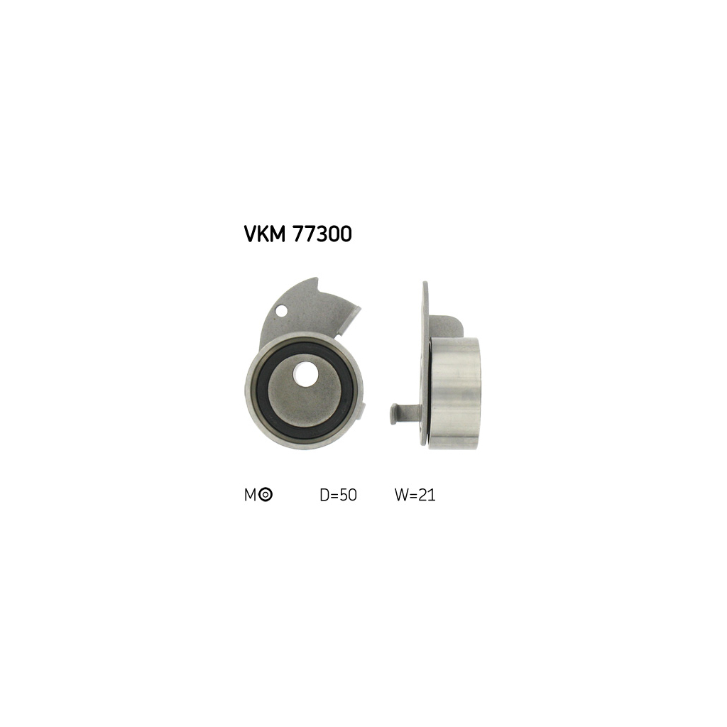 Ролик натягувача ременя SKF VKM 77300 - зображення 1