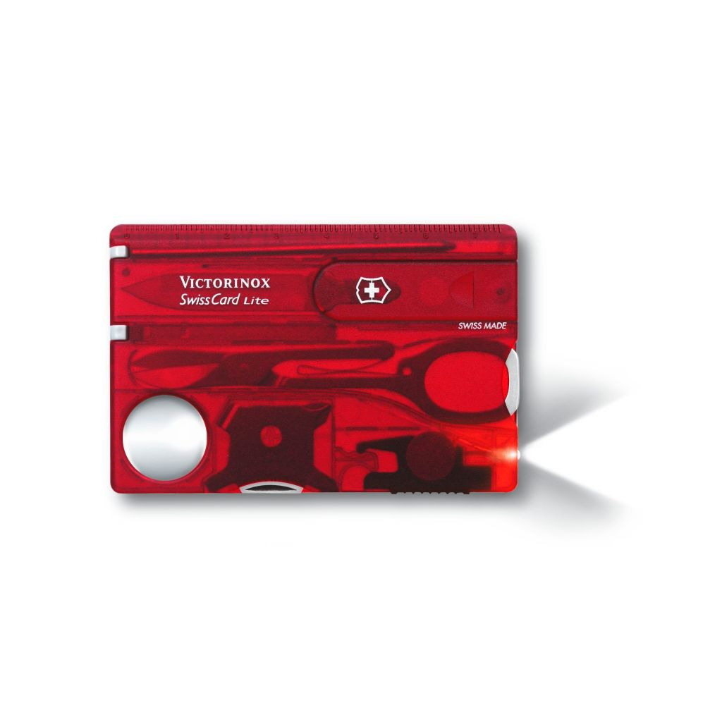 Мультитул Victorinox SwissCard Lite Transparent Red Blister (0.7300.TB1) - зображення 3
