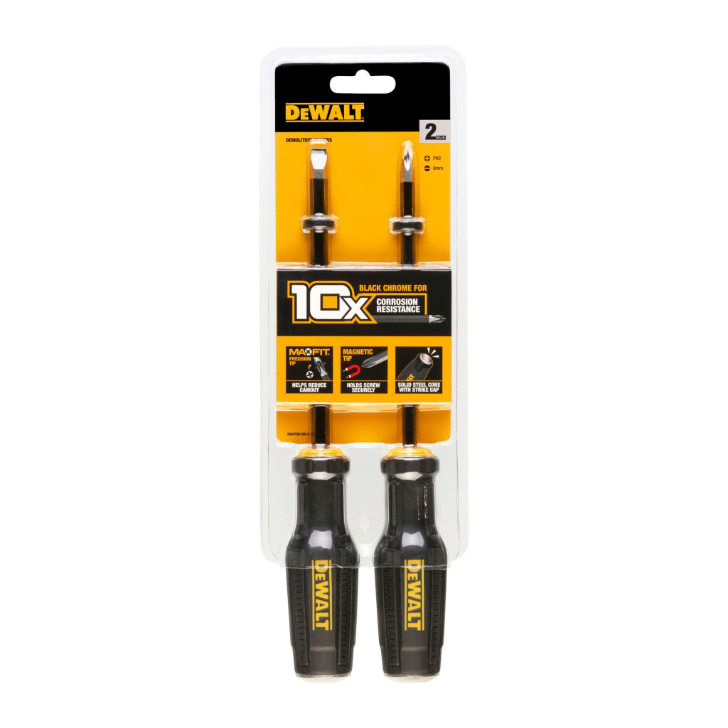 Набір викруток DeWALT TOUGHSERIES FULL FIT, ударні, магнитні, 2 шт. (DWHT65100-0) - зображення 3