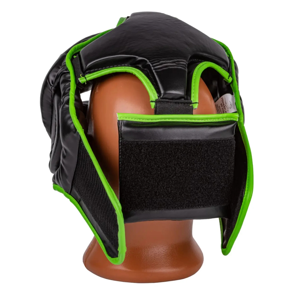 Боксерський шолом PowerPlay 3100 PU Чорно-зелений XS (PP_3100_XS_Black/Green) - зображення 3