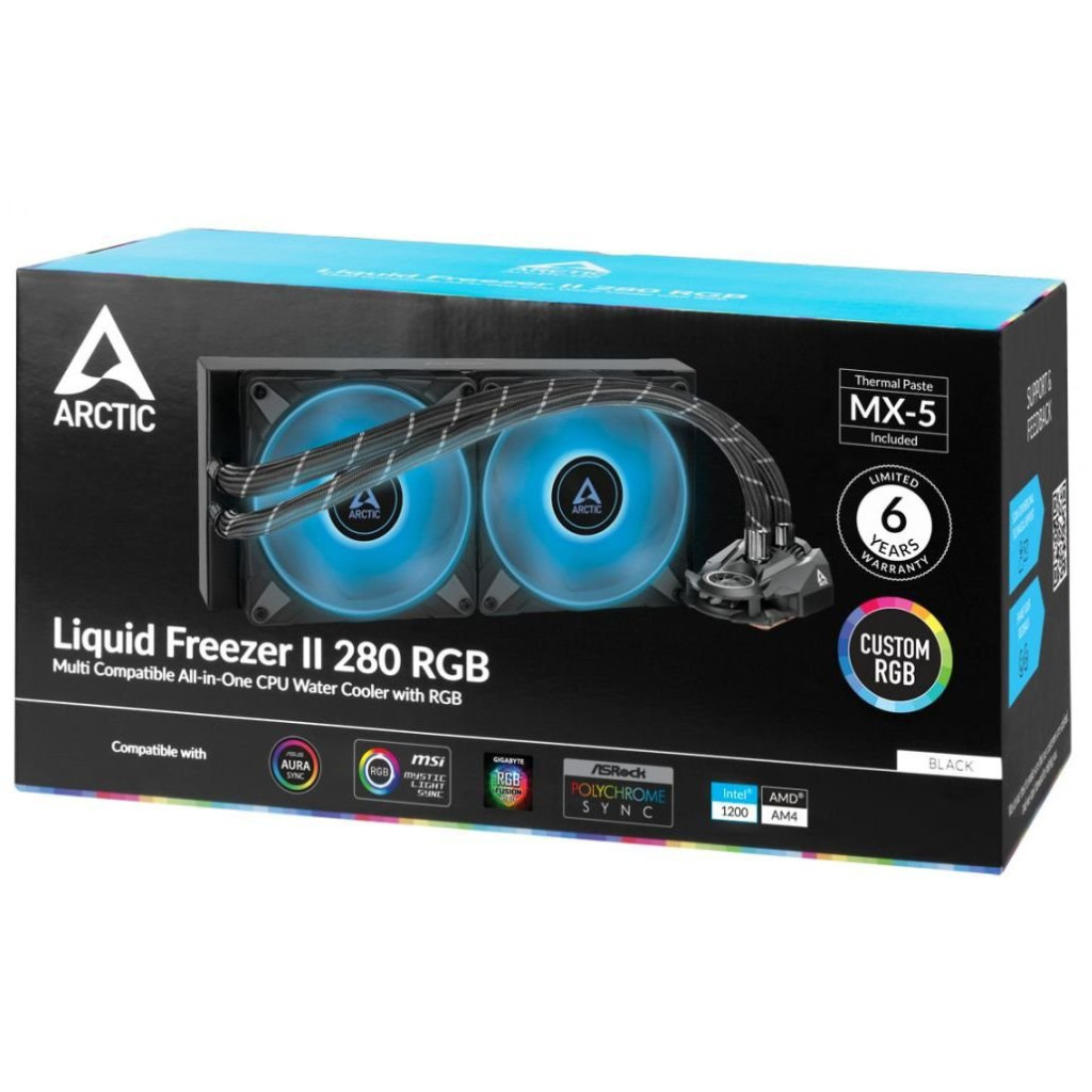 Система рідинного охолодження Arctic Liquid Freezer II 280 RGB (ACFRE00107A) - зображення 7