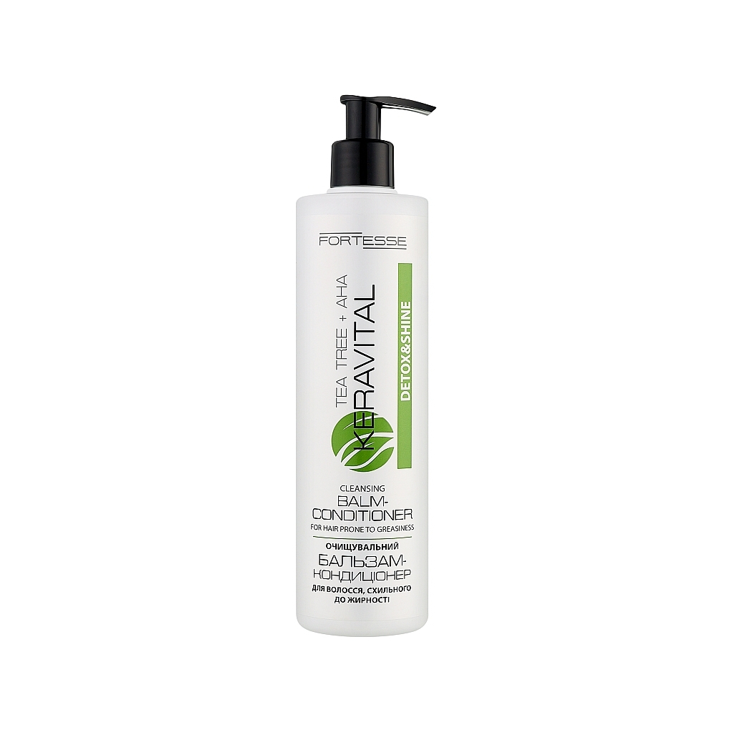 Кондиціонер для волосся Fortesse Professional Detox & Shine З чайним деревом та AHA-кислотами 400 мл (4823115504500) - зображення 1
