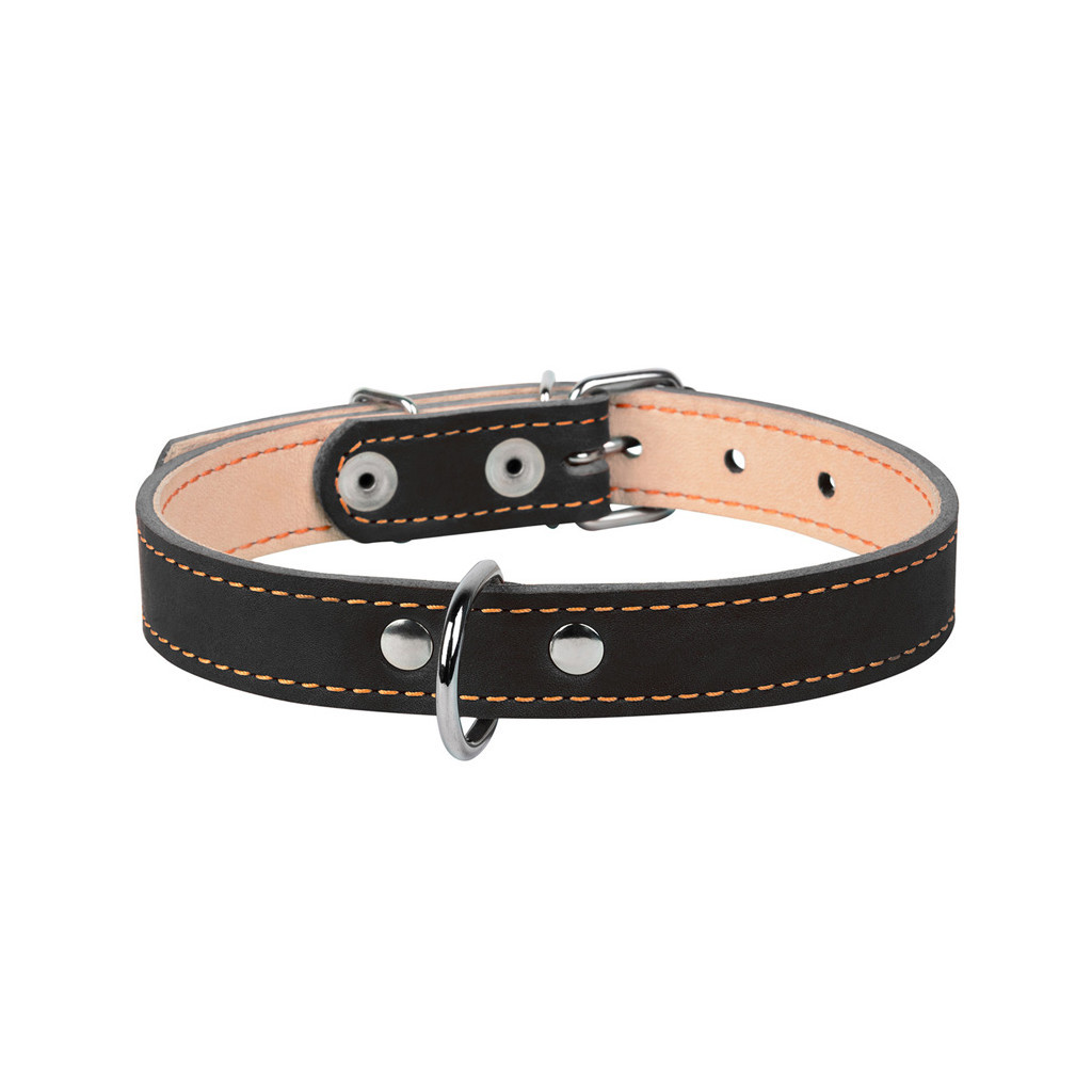 Нашийник для тварин Collar подвійний Ш 20 мм Д 32-40 см чорний (01411) - зображення 2